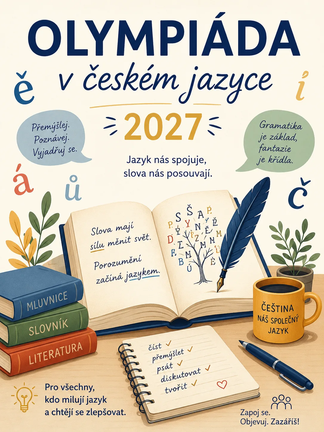 Olympiáda v českém jazyce, I. + II. kategorie
