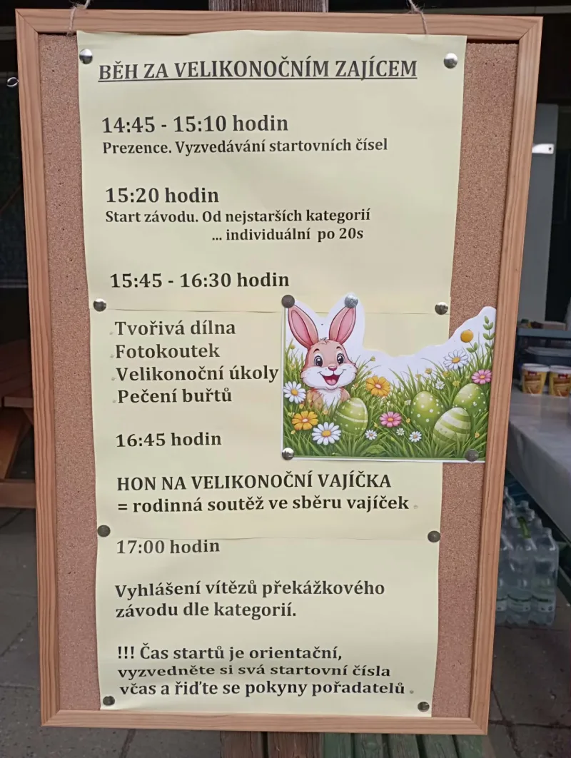 3. 4. 2026 Běh za velikonočním zajícem