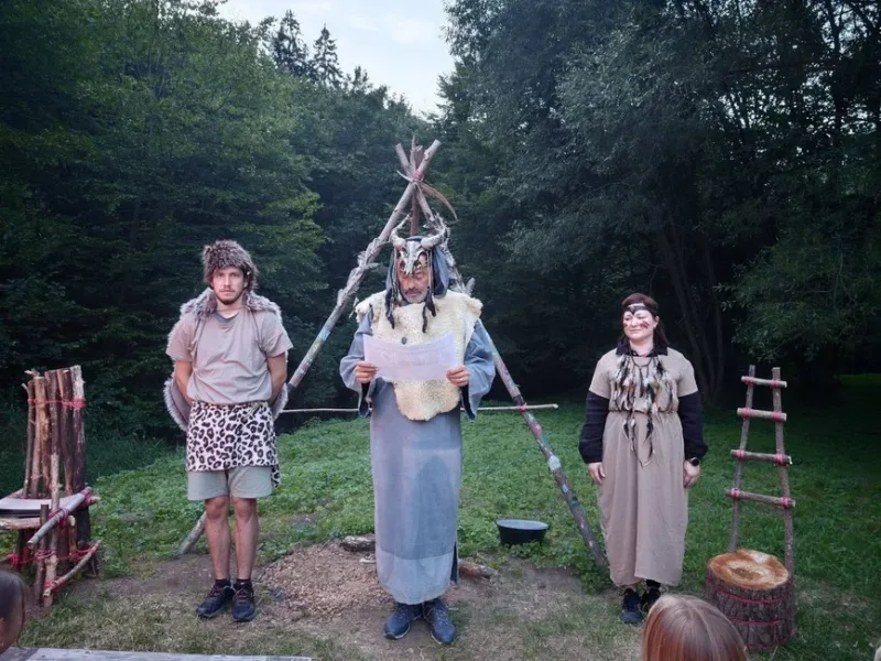 19. - 31. 7. 2. běh LT Zbirožský potok - První lidé