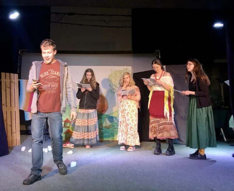 3. 6. 2024 Zkouška našich nejstarších herců Dramaťáku